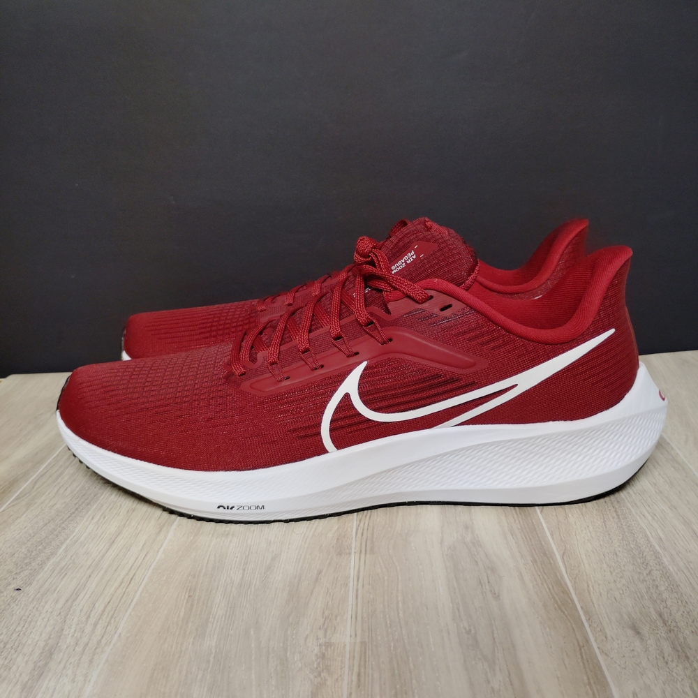 Nike Men's Pegasus 39 Crimson Athletic Running Shoes